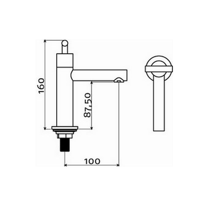 Clou Freddo 4 CL060301229 fonteinkraan staand chroom