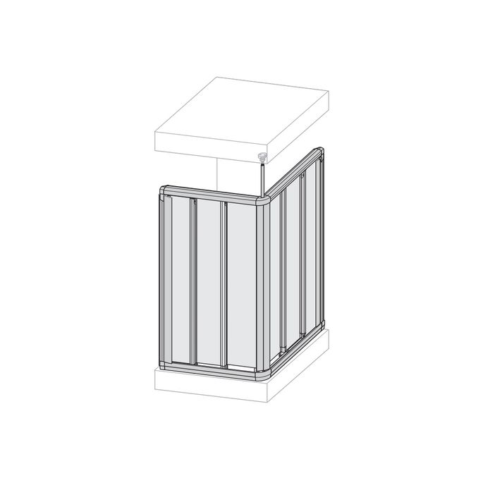 Huppe 1002, 054540 set inschuif magneetstrippen