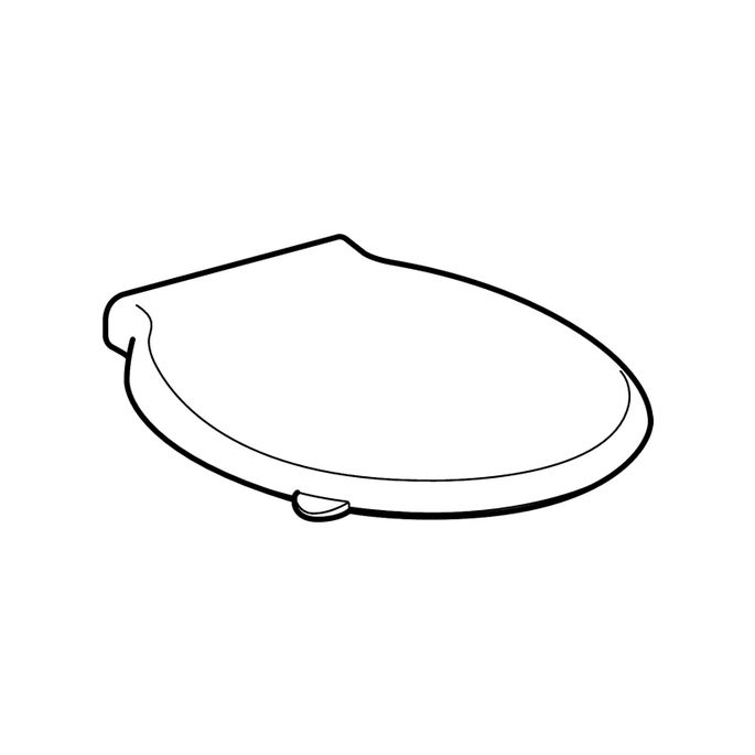 Geberit 300 Comfort 501386001 toilet seat with lid white