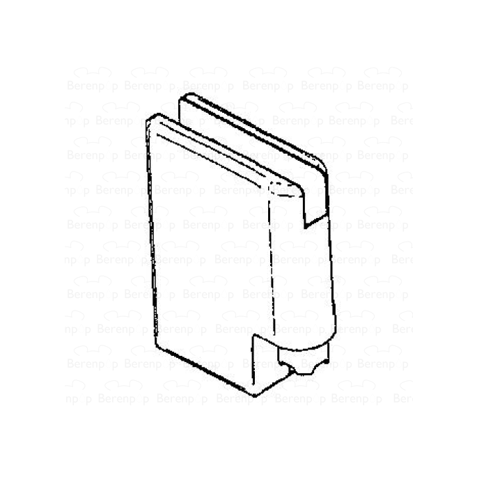 HSK Kienle E87312-4R Scharnierteil Zahnputzbecherhalter unten rechts, chrom *nicht mehr lieferbar*