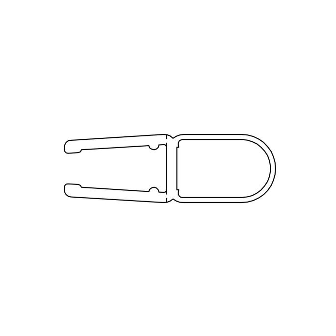 HSK E100076-1 horizontaal o-afdichtingsprofiel 100cm, 6mm
