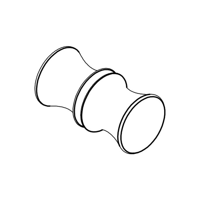 HSK E100140-1-41 knopgreep chroom