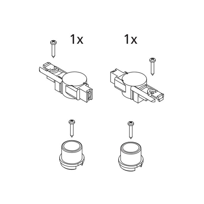 Kermi 2533872 spare parts bearings white