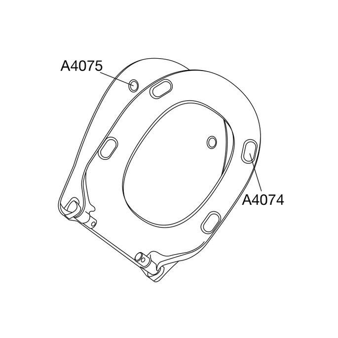 Pressalit Connexion 980011-DE9999 WC-Sitze mit Deckel weiß polygiene