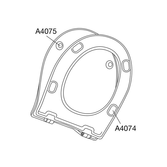 Pressalit Objecta D Pro 998011-DF7999 toiletzitting met deksel wit polygiene