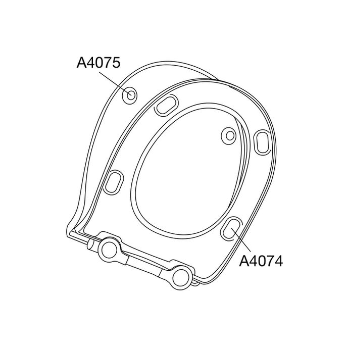 Pressalit Projecta Solid Pro 1002011-DG4925 toiletzitting met deksel wit polygiene