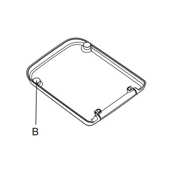 Villeroy en Boch Finion - Legato - Memento - Venticello 8M10S101 urinoirdeksel wit