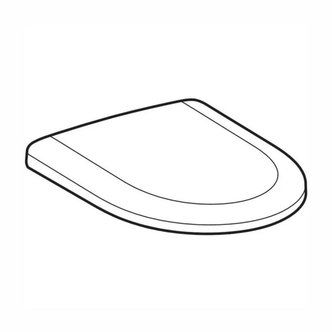 Geberit Renova 573025000 toiletzitting met deksel wit