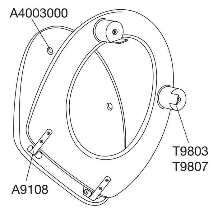 Pressalit Dania R43000 toiletzitting 50mm verhoogd met deksel met spatscherm wit
