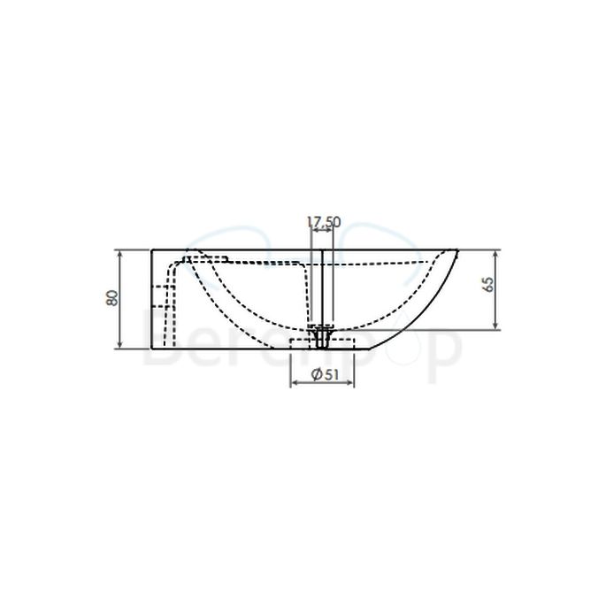 Clou First CL0310101 aluite fontein 39cm wit