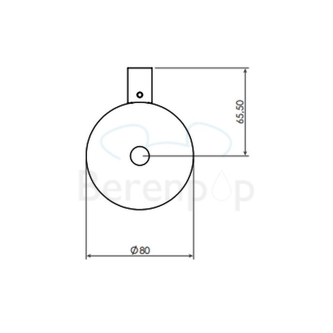Clou Sjokker SJ09260024101 toiletborstelgarnituur wand RVS geborsteld