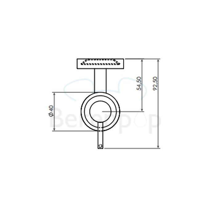 Clou Sjokker SJ092604501 zeepdispenser 100cc wand chroom