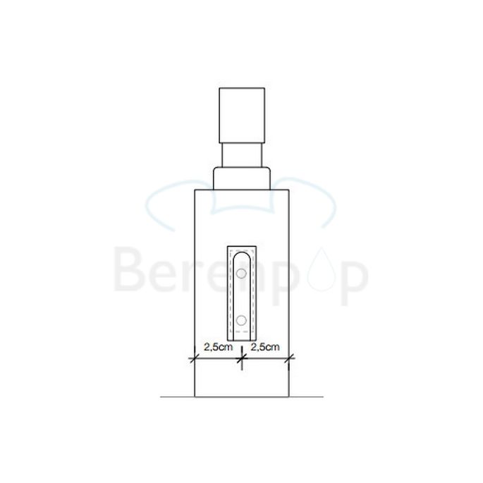 Decor Walther 0847520 DW 375 N zeepdispenser wand goud