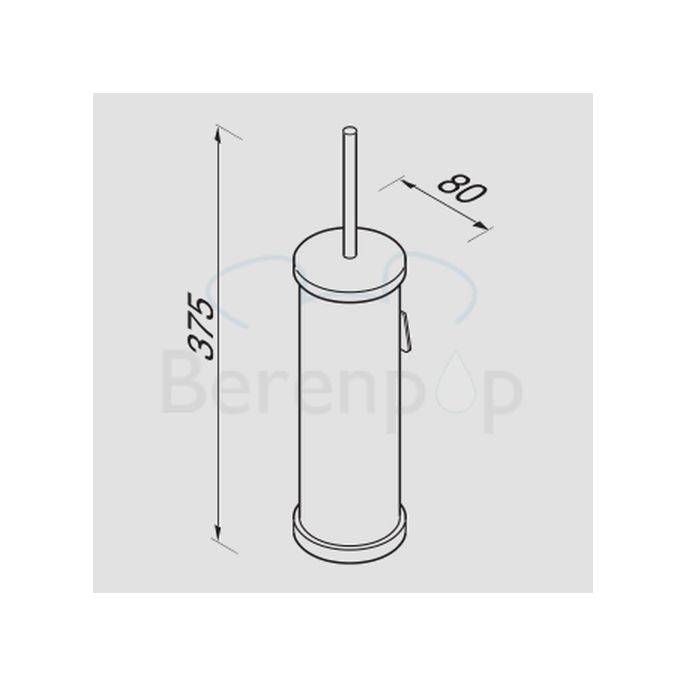 Geesa Nemox 650002115 Accessoire-Set (WC Zubehörsatz) chrom