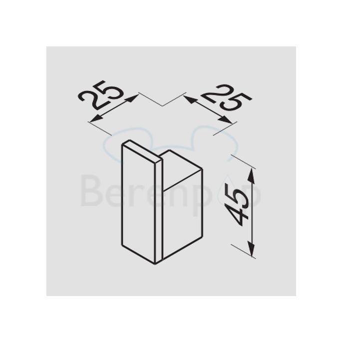 Geesa Accessoire-SetWC Zubehörsatz Moderne Kunst 350002115 ( ) chrom