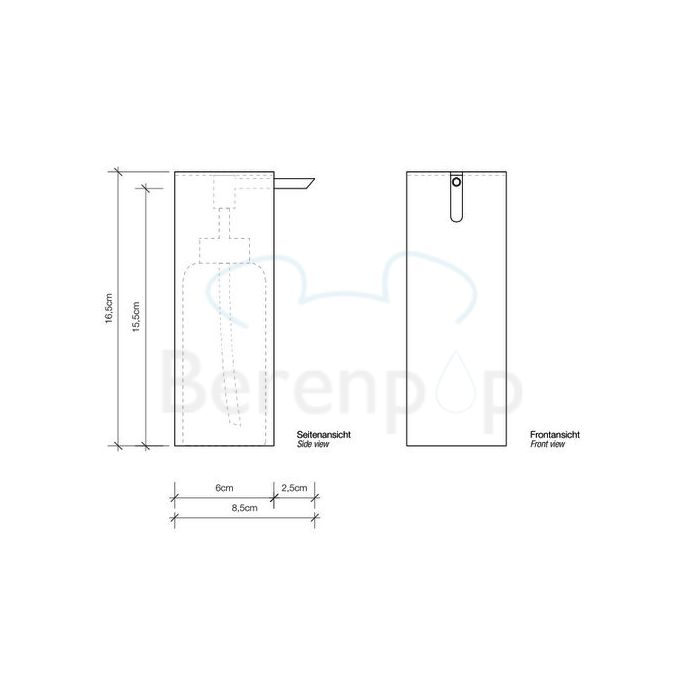Decor Walther Tube 0541900 TB SSP zeepdispenser chroom