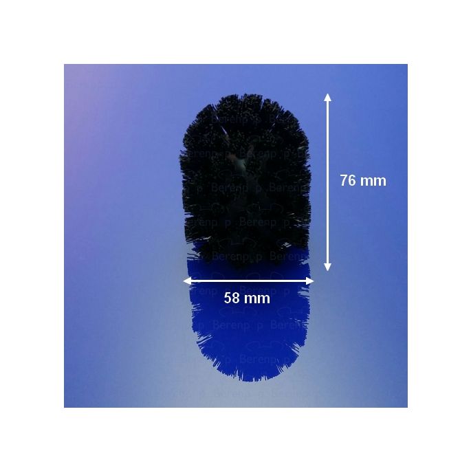 Decor Walther 0803760 TYP B borstelkop zwart