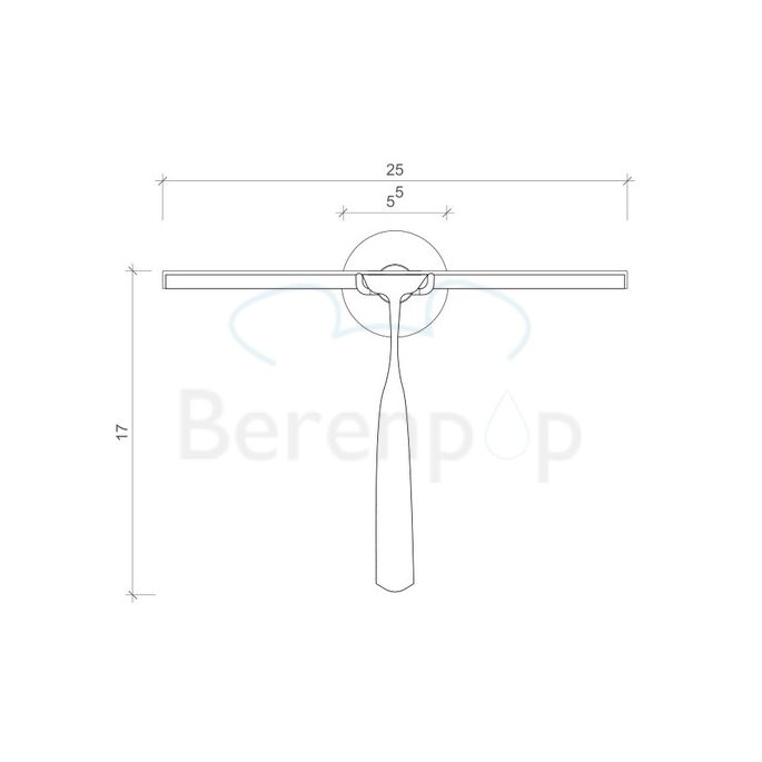 Decor Walther 0835600 Quick wandwisser chroom