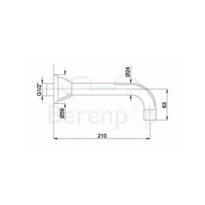 Fima Carlo Frattini F2156OR Wandauslauf 1/2