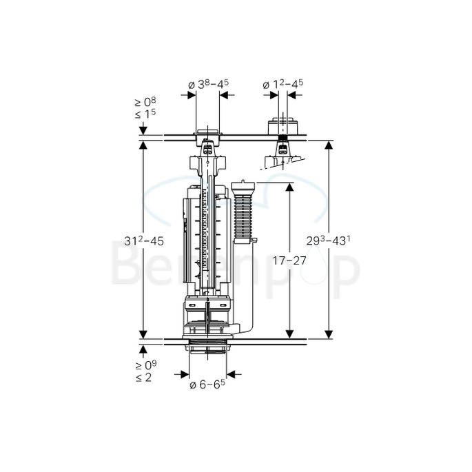 Geberit 282320212 Spülmechanismus Typ 290