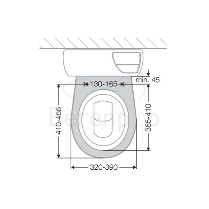Geberit Aquaclean 4000 146130111 shower-toilet seat white