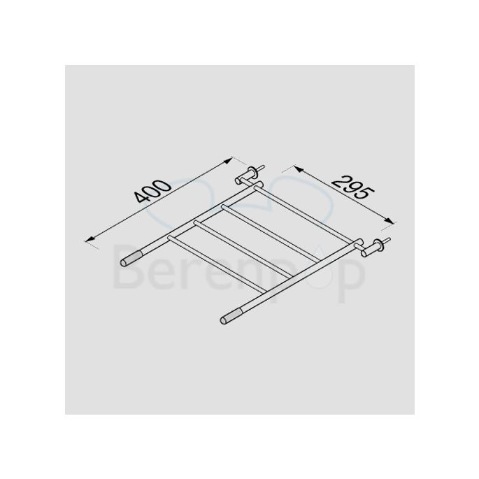 Geesa Hotel 1200 Eimergitter 61cm chrom