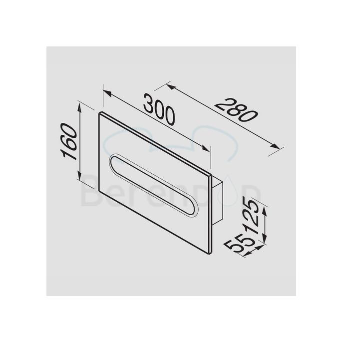 Geesa Hotel 123 Papiertuchbox eingelassener Edelstahl poliert