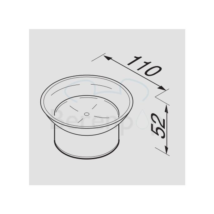 Geesa Nemox 653202 Seifenhalter chrom