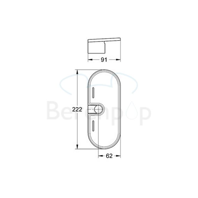Grohe Neu Tempesta 27596000 EasyReach Seifenschale Acryl transparent