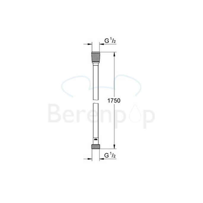 Grohe Silverflex 28388000 Brauseschläuche 175cm chrom