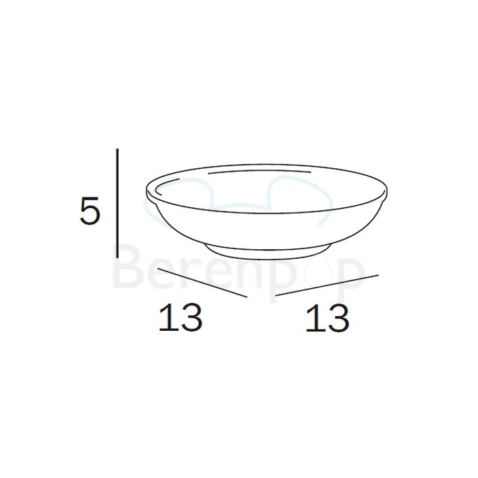 Inda Tosca - Raffaella R32110 Seifenschale satiniertes Glas