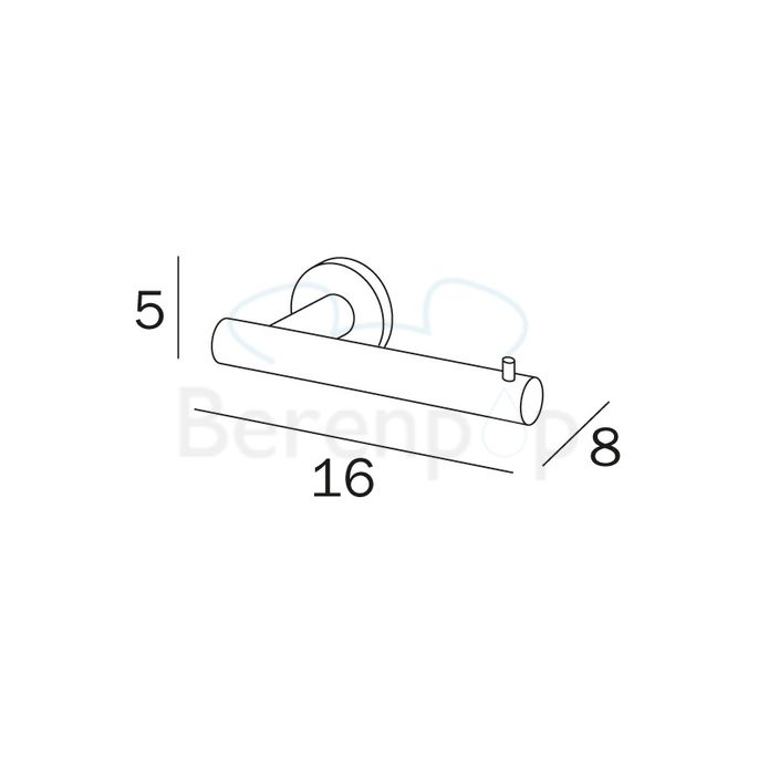 Inda Touch A4625ACR toiletrolhouder chroom
