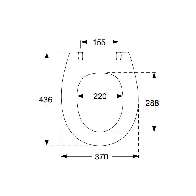 Pressalit Calmo 556000-BZ5999 toiletzitting met deksel wit