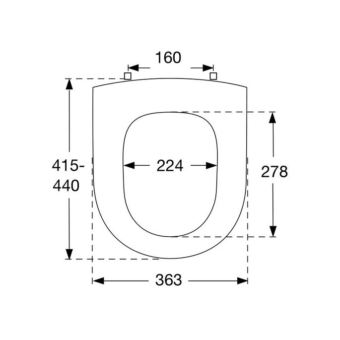 Pressalit Objecta D 172011-BA1999 WC-Sitze mit Deckel weiß polygiene