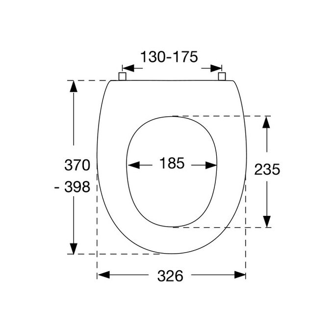 Pressalit Pinocchio (Kinderzitting) 211000-BU5999 toiletzitting zonder deksel wit