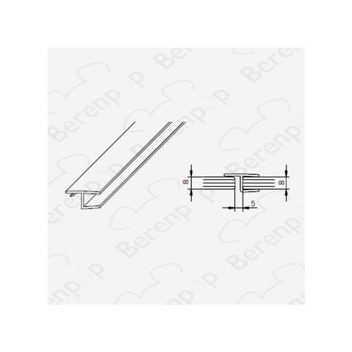San4U Sealday SD023 stop profile 180 degrees, 200cm, 8mm
