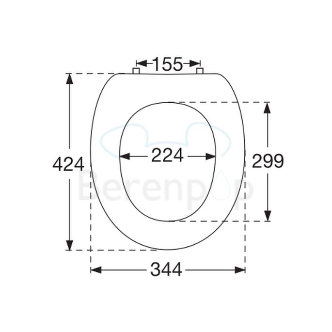 Villeroy en Boch Amadea 881061R1 WC-Sitze mit Deckel weiß