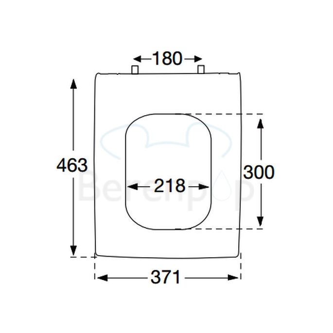 Villeroy en Boch La Belle 9M12S1R1 WC-Sitze mit Deckel weiß