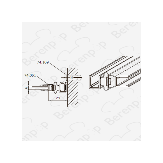 San4U Sealday SD051 magneetstrippenset zijdelings+recht, 200cm, 6-8mm
