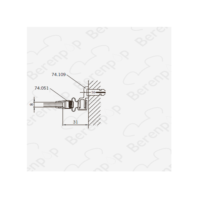 San4U Sealday SD051 magneetstrippenset zijdelings+recht, 200cm, 6-8mm
