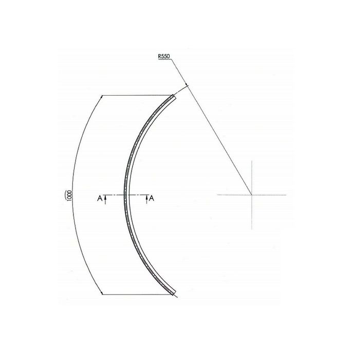 Exa-Lent Universal monsterstukje doucherubber type DS13 - 2cm lengte en geschikt voor glasdikte 5mm - 1 flapje 1 rondje