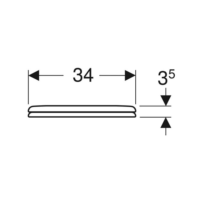 Geberit 300 Kids S8H51102000G WC-Sitze (Kindersitz) mit Bezug weiß *nicht mehr lieferbar*