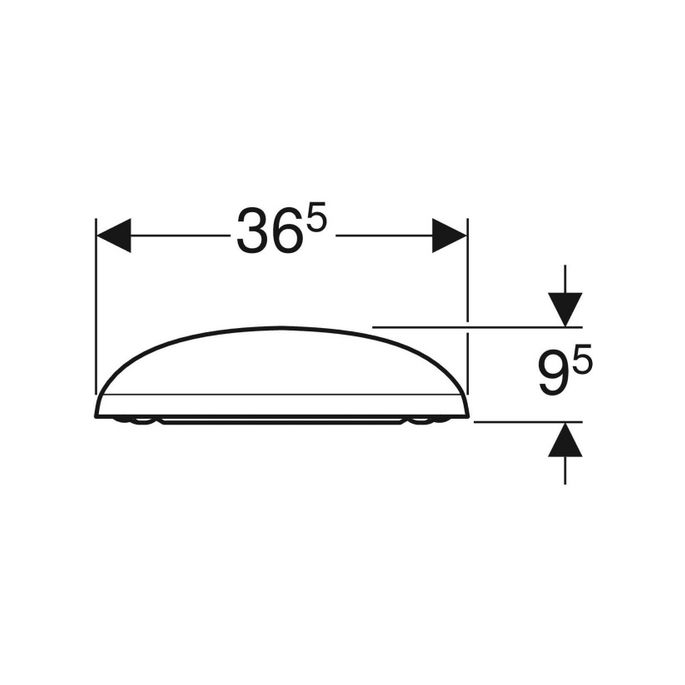 Geberit Citterio 500540011 toilet seat with lid white