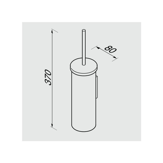 Geesa Nemox Black 650006115 accessory set (toilet set) matte black