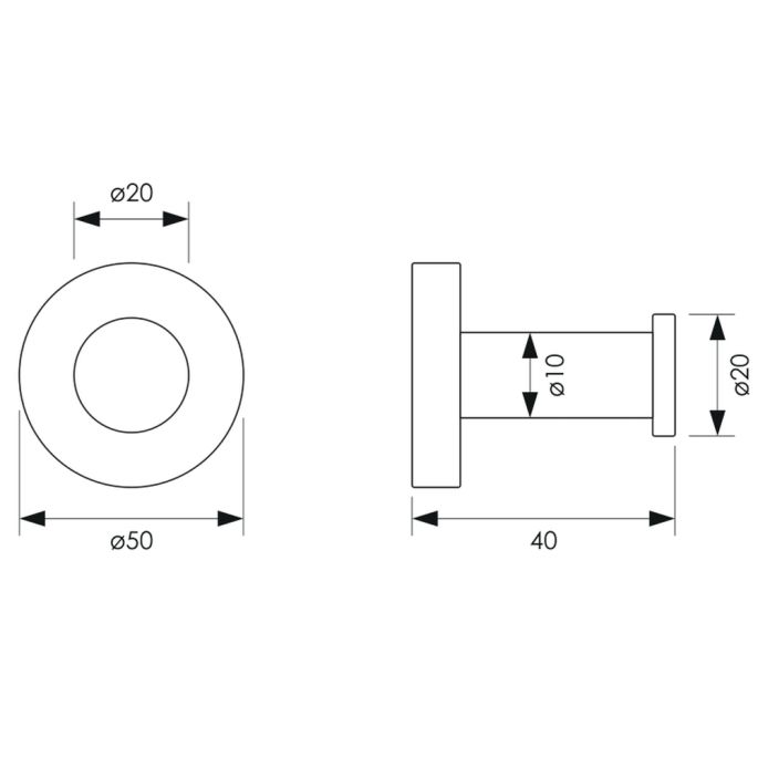 Brauer 5-GK-152 accessoire set 3-in-1 koper geborsteld pvd