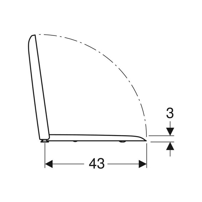 Geberit Icon 571900000 toiletzitting met deksel wit *niet meer leverbaar*