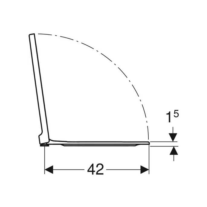 Geberit Xeno2 500537011 toilet seat with lid white