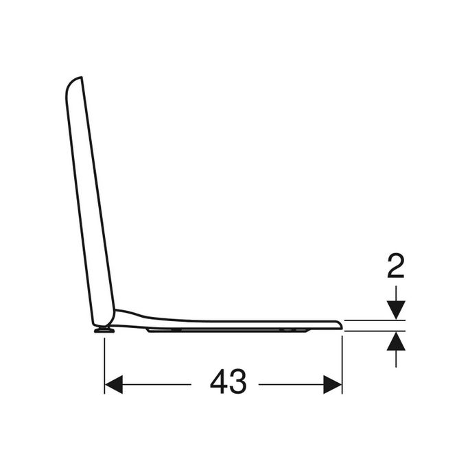 Geberit myDay 575410000 toilet seat with lid white