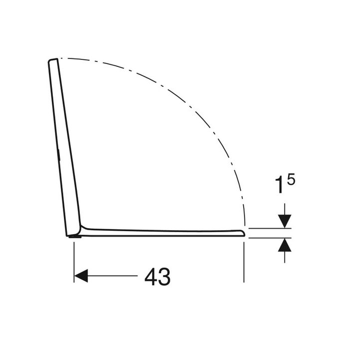 Geberit Icon 245.464.JT.1 toiletzitting met deksel mat wit
