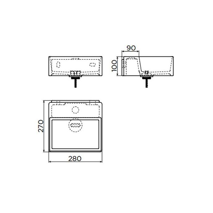 Clou New Flush 1 CL0313410 fountain 28x27cm aluite white